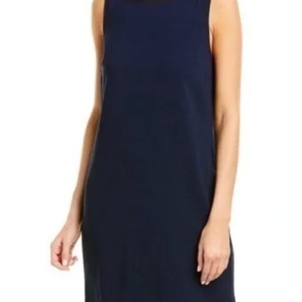 TRINA TURK SOL SLEEVELESS DRESS IN NAVY SIZE 2 NWT